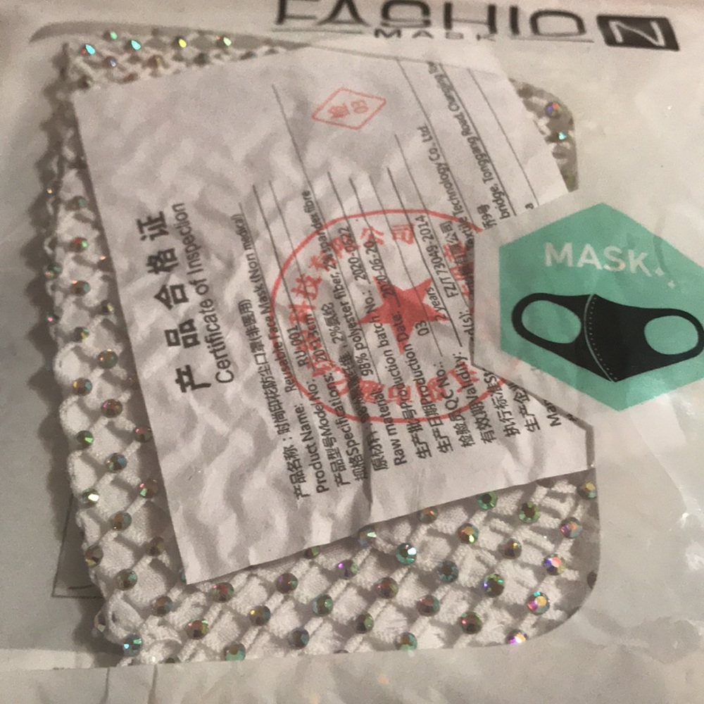 Mask Mesh Rhinestones - Picture 9 of 10